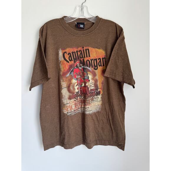 Captain Morgan T Shirt Logo Official Crew Tee Graphic Cotton - Picture 1 of 5